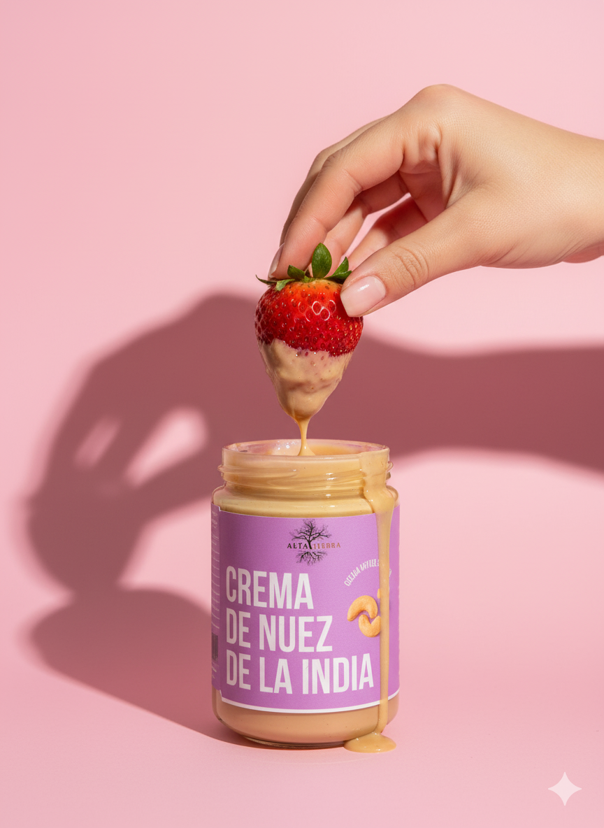 crema untable de nuez de la india