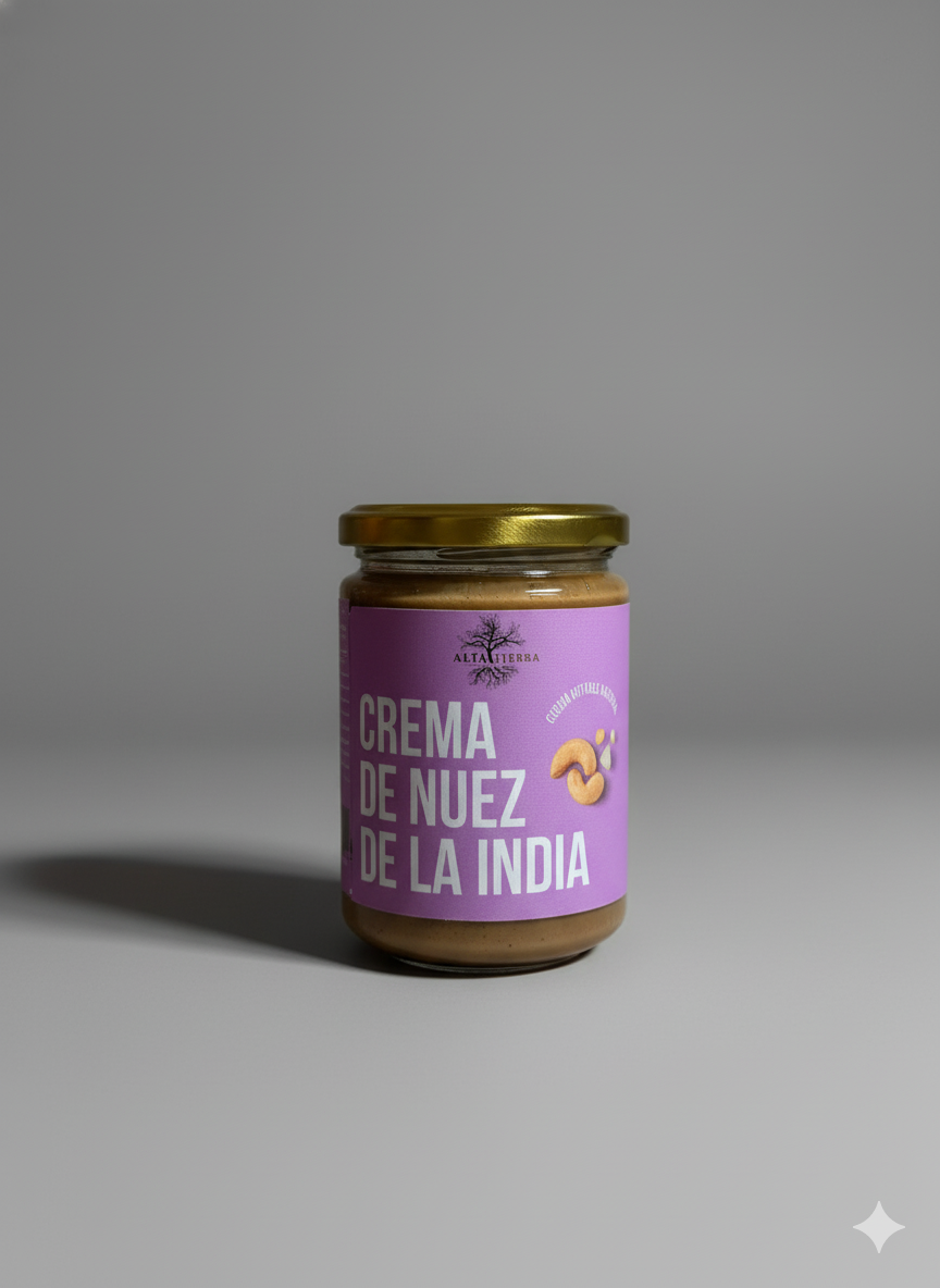 crema untable de nuez de la india